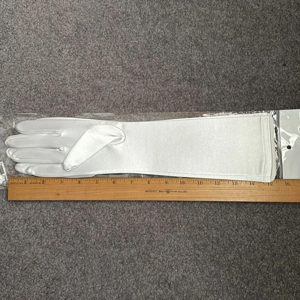 Formal White Gloves Wedding Debutante New in Bag